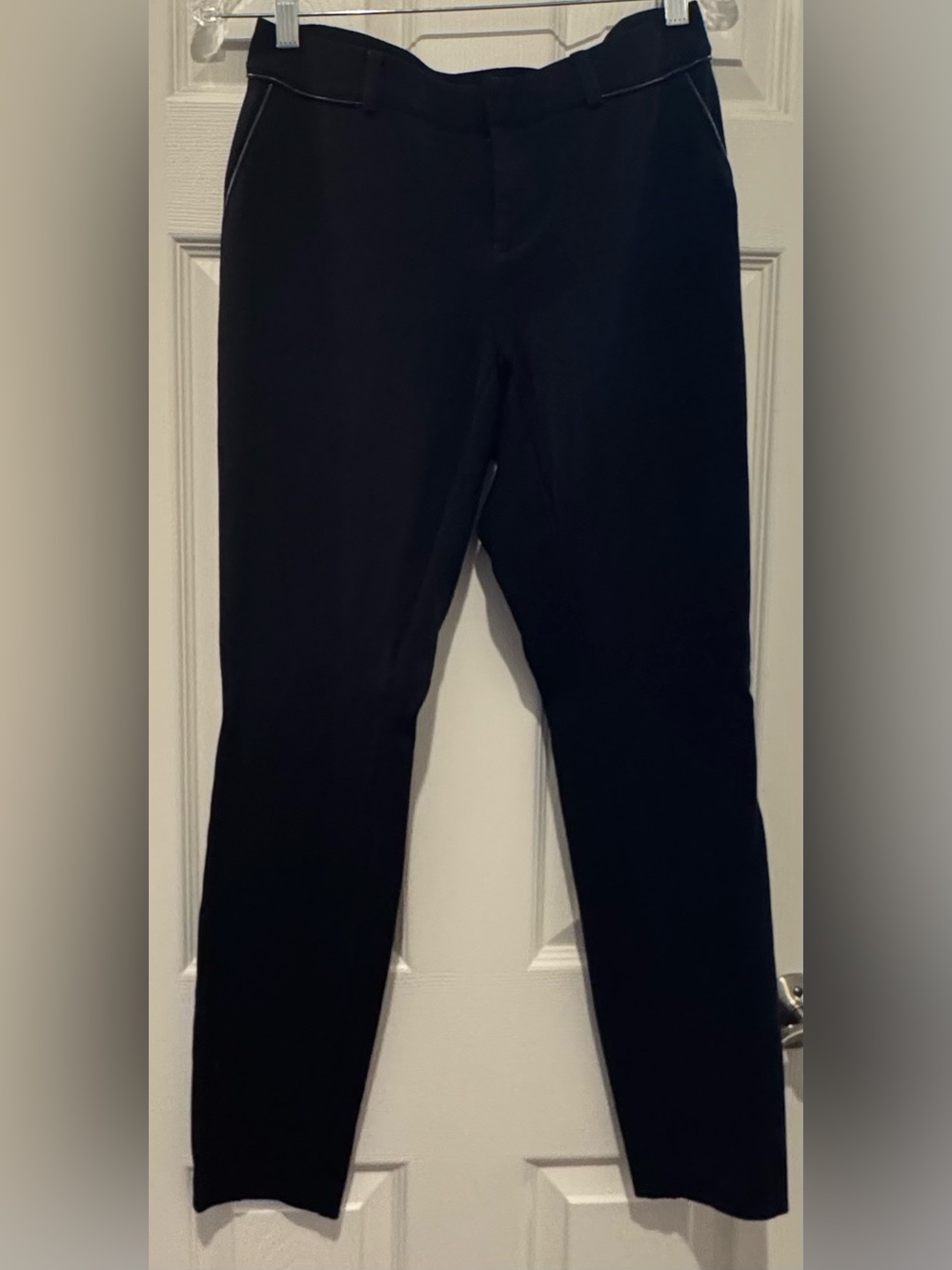 INC International Concepts Black Women's Slim Trousers